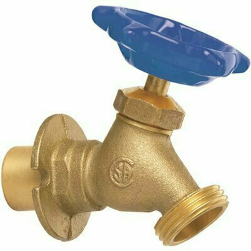 Everbilt 1/2 in. SWT and 3/4 in. SWT x 3/4 in. MHT Brass Sillcock Valve Everbilt 1/2 in. SWT and 3/4 in. SWT x 3/4 in. MHT Brass Sillcock Valve