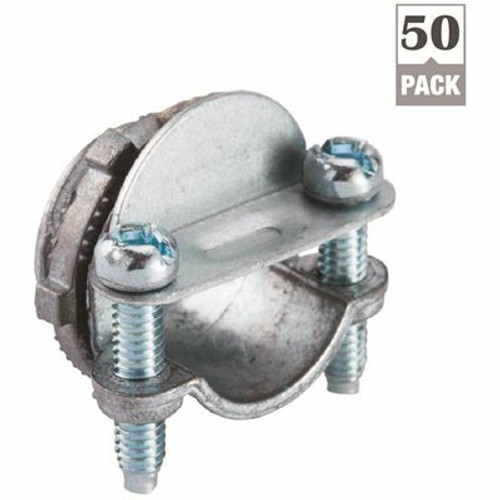 Halex 3/8 in. Standard Fitting Metal Conduit (FMC) Clamp Combination Connector (50-Pack) Halex 3/8 in. Standard Fitting Metal Conduit (FMC) Clamp Combination Connector (50-Pack)