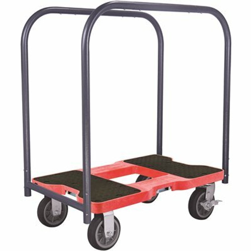 SNAP-LOC 1,500 lbs. Capacity All-Terrain Professional E-Track Panel Cart Dolly in Red