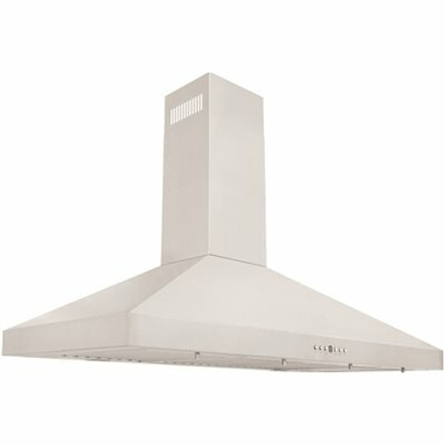 ZLINE Kitchen and Bath 48 in. 400 CFM Convertible Vent Wall Mount Range Hood in Stainless Steel 206922082