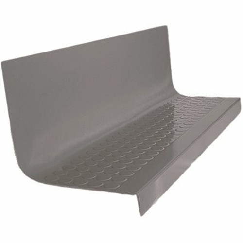 ROPPE Vantage Circular Profile Dark Gray 20.4 in. x 48 in. Rubber Square Nose Stair Tread ROPPE Vantage Circular Profile Dark Gray 20.4 in. x 48 in. Rubber Square Nose Stair Tread