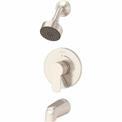 Symmons Identity 1-Handle Wall-Mounted Tub and Shower Trim Kit with Diverter Lever in Satin Nickel (Valve not Included) Symmons Identity 1-Handle Wall-Mounted Tub and Shower Trim Kit with Diverter Lever in Satin Nickel (Valve not Included)