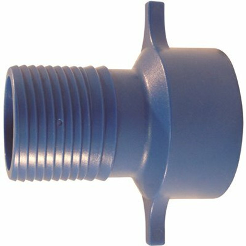 Apollo 1-1/2 in. Barb Insert Blue Twister Polypropylene Twister x FPT Adapter Fitting