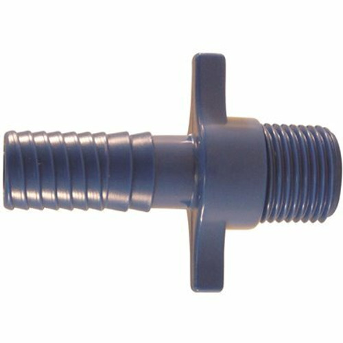 Apollo 1/2 in. Barb Insert Blue Twister Polypropylene x MPT Adapter Fitting (5-Pack)