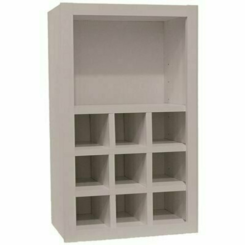 Shaker 18 in. W x 12 in. D x 30 in. H Assembled Wall Kitchen Cabinet in Dove Gray with Configurable Shelves & Dividers