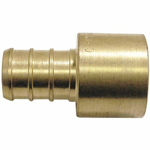 Apollo 1/2 in. Brass PEX-B Barb x 1/2 in. Female Copper Sweat Adapter Apollo 1/2 in. Brass PEX-B Barb x 1/2 in. Female Copper Sweat Adapter