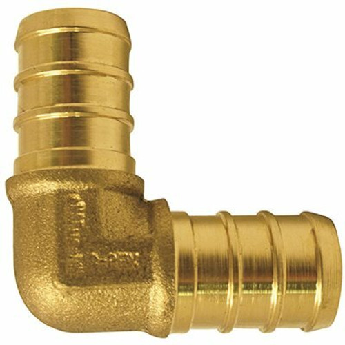 Apollo 1/2 in. Brass PEX-B Barb 90 Elbow (10-Pack) Apollo 1/2 in. Brass PEX-B Barb 90 Elbow (10-Pack)
