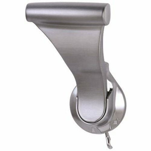 SOSS 2 in. Satin Chrome Push/Pull Privacy Bed/Bath Latch with 2-3/4 in. Backset (Door Lever)