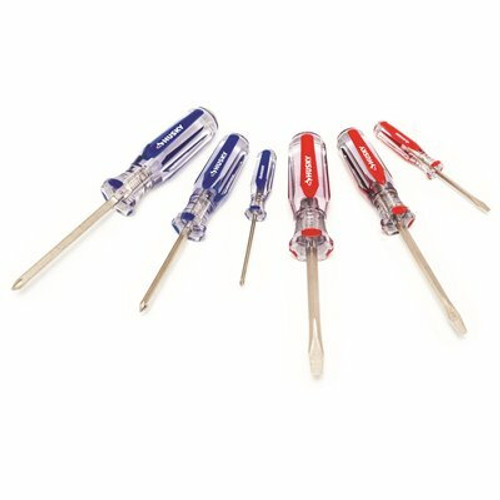 Husky Philips and Slotted Screwdriver Set with Acetate Handles (6-Piece) Husky Philips and Slotted Screwdriver Set with Acetate Handles (6-Piece)