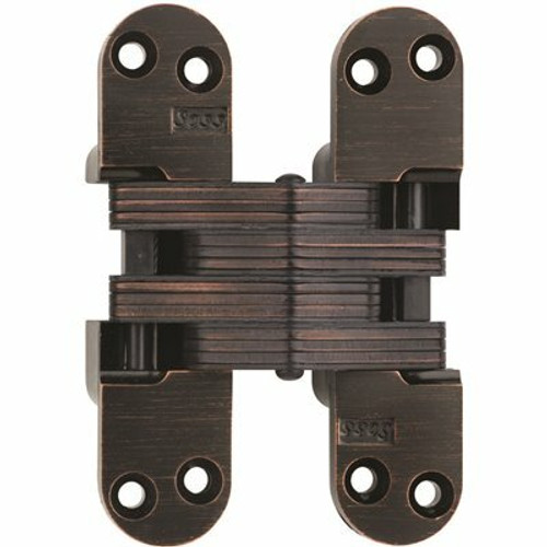 SOSS 1-1/8 in. x 4-5/8 in. Oil Rubbed Bronze Lacquered Invisible Hinge