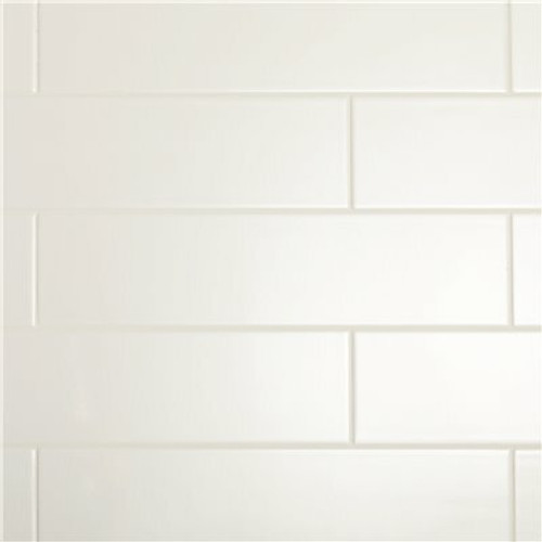 Daltile Restore 4 in. x 16 in. Ceramic Bright White Subway Tile (13.20 sq. ft./Case)