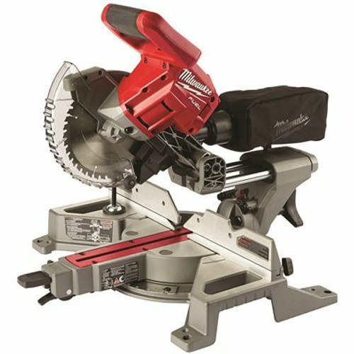 Milwaukee M18 FUEL 18V Lithium-Ion Brushless Cordless 7-1/4 in. Dual Bevel Sliding Compound Miter Saw (Tool-Only)