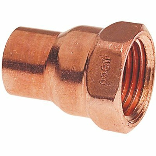 Everbilt 603 3/4 in. x 3/4 in. Wrot Copper Cup X FIP Adapter Pro Pack (25-Pack) Everbilt 603 3/4 in. x 3/4 in. Wrot Copper Cup X FIP Adapter Pro Pack (25-Pack)