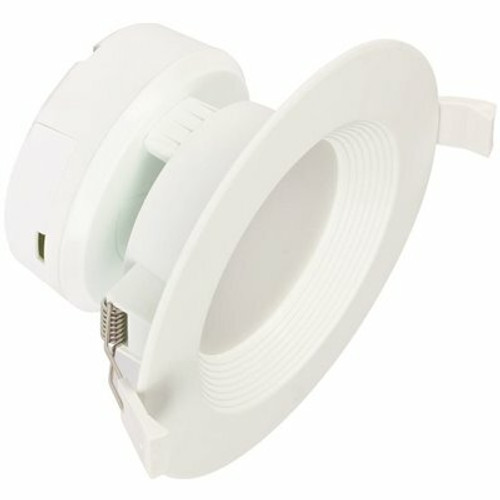 Westinghouse Direct Wire 4 in. 4000K Cool White Integrated LED Recessed Retrofit Smooth Baffle Trim Westinghouse Direct Wire 4 in. 4000K Cool White Integrated LED Recessed Retrofit Smooth Baffle Trim