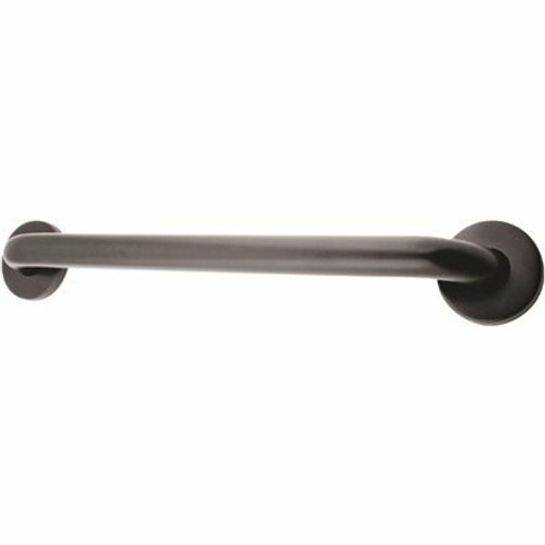 Kingston Brass Americana 18 in. x 1-1/4 in. Grab Bar in Black Kingston Brass Americana 18 in. x 1-1/4 in. Grab Bar in Black