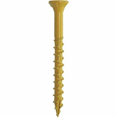 DECKMATE #8 2 in. Tan Exterior Self-Starting Star Flat-Head Wood Deck Screws (5 lbs./453-Pieces) DECKMATE #8 2 in. Tan Exterior Self-Starting Star Flat-Head Wood Deck Screws (5 lbs./453-Pieces)