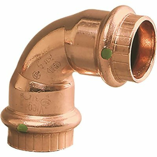 Viega ProPress 1 in. Press Copper 90-Degree Elbow Fitting Viega ProPress 1 in. Press Copper 90-Degree Elbow Fitting