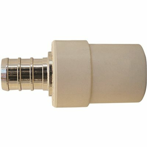 Apollo 1/2 in. Chrome Plated Brass Barb x CPVC CTS Transition Coupling