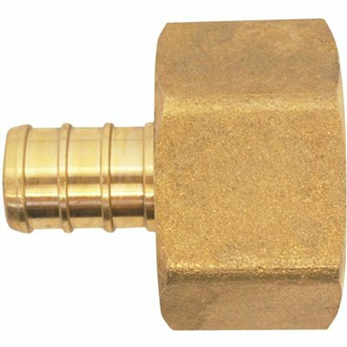 Apollo 1/2 in. Brass PEX-B Barb x 3/4 in. Female Pipe Thread Adapter