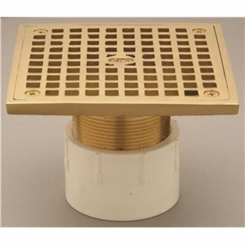Zurn 5 in. Round General Purpose Floor Drain with Nickel Bronze Strainer Zurn 5 in. Round General Purpose Floor Drain with Nickel Bronze Strainer
