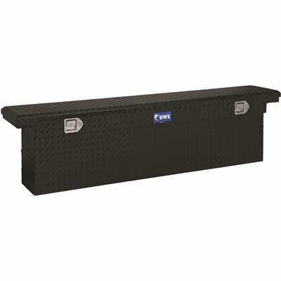 UWS 69 in. Gloss Black Aluminum Deep Slim Truck Tool Box, Low Profile (Heavy Packaging)