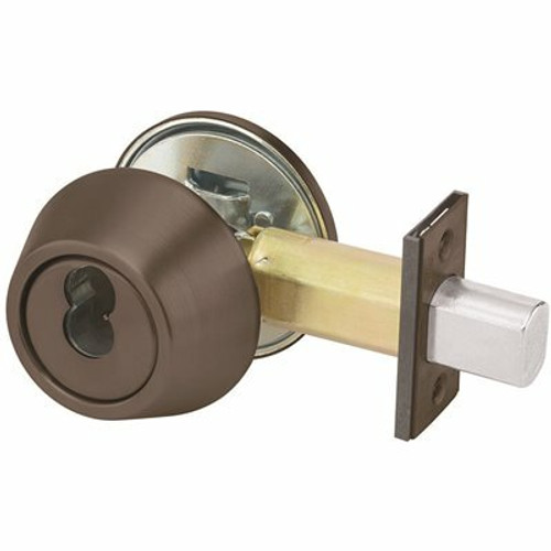 Yale Satin Bronze Cylinder by Cylinder Classroom Function Less Core Yale Mechanical Deadbolt Yale Satin Bronze Cylinder by Cylinder Classroom Function Less Core Yale Mechanical Deadbolt