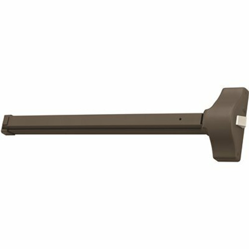 Yale Commercial Locks and Hardware 48 in. W Rim Exit Device Satin Bronze Painted Rim Exit Device for Doors Yale Commercial Locks and Hardware 48 in. W Rim Exit Device Satin Bronze Painted Rim Exit Device for Doors