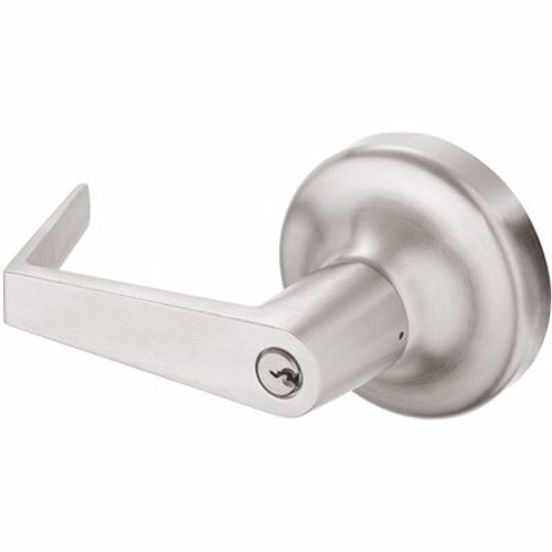 Yale Commercial Locks and Hardware Night Latch Entry by Keyway Only Exit Device Lever Handle Outside Trim