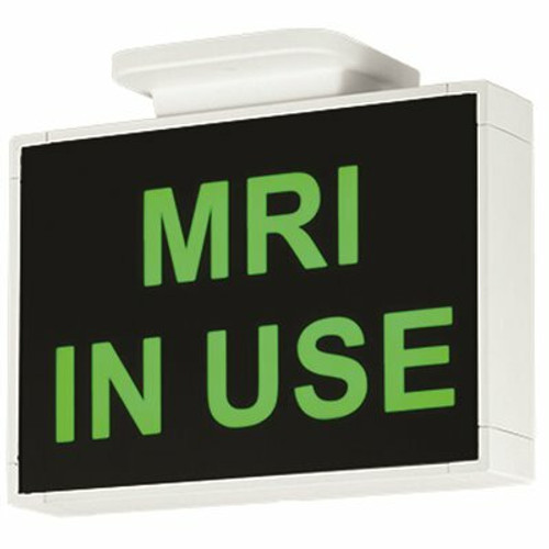 Hubbell Lighting Obsidian OBN 12-Watt Integrated LED White/Green Message Exit Sign Housing Only