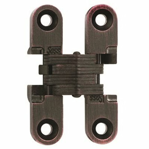 SOSS 3/8 in. x 1-11/16 in. Oil Rubbed Bronze Invisible Hinge (2-Pack) SOSS 3/8 in. x 1-11/16 in. Oil Rubbed Bronze Invisible Hinge (2-Pack)
