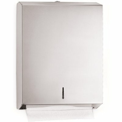 Alpine Industries Stainless Steel Brushed C-Fold/Multi-Fold Paper Towel Dispenser 306817174 Alpine Industries Stainless Steel Brushed C-Fold/Multi-Fold Paper Towel Dispenser 306817174
