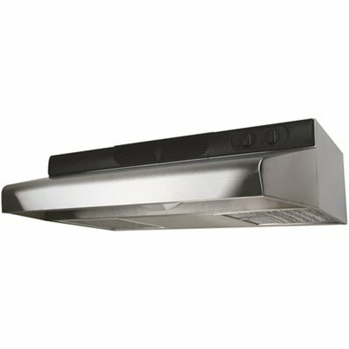 Air King Deluxe Quiet ENERGY STAR Certified 30 in. 270 CFM Under Cabinet Ducted Range Hood with LED Light in Stainless Steel