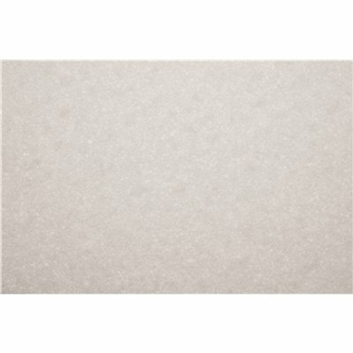 Square Scrub 14x20 White Driver Pad 1/4 10-pack 10/Cs