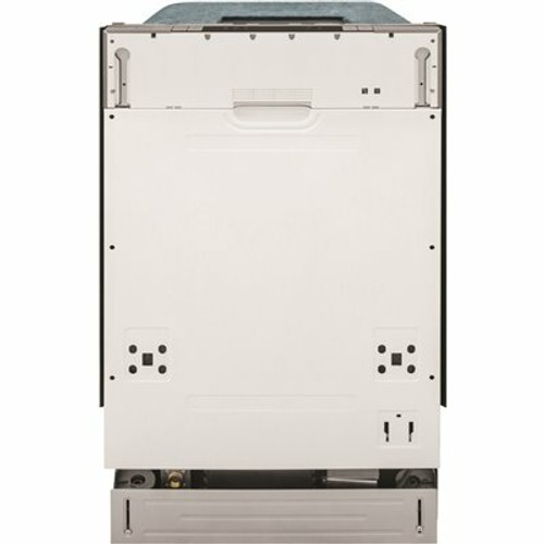 ZLINE Kitchen and Bath 18 in. Top Control 6-Cycle Compact Panel Ready Dishwasher with 2 Racks & Stainless Steel Tub