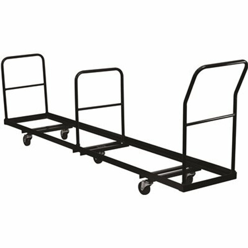 Carnegy Avenue Steel 4-Wheeled Folding Chair Dolly in Black 307676493 Carnegy Avenue Steel 4-Wheeled Folding Chair Dolly in Black 307676493