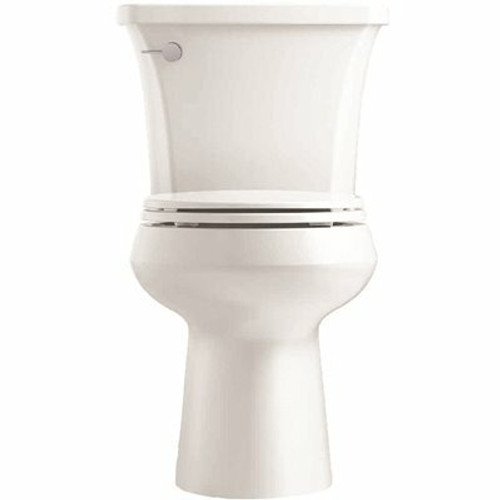KOHLER Highline Arc 12 in. Rough In 2-Piece 1.28 GFP Single Flush Round Chair Height Toilet in White with Soft Close Seat KOHLER Highline Arc 12 in. Rough In 2-Piece 1.28 GFP Single Flush Round Chair Height Toilet in White with Soft Close Seat