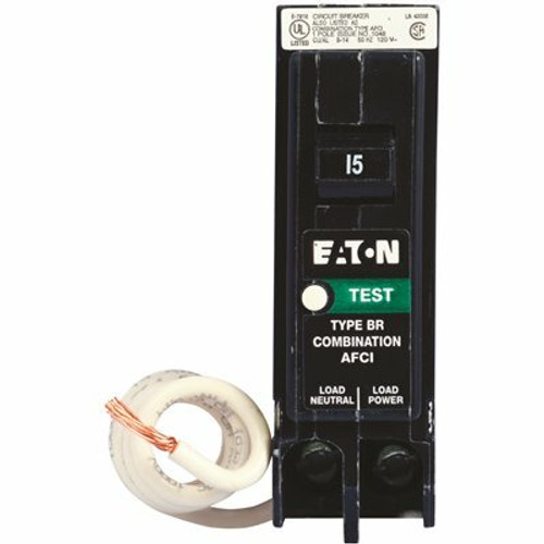 Eaton BR 20 Amp Single-Pole CAFI BR 20 Amp Single-Pole Combination Arc Fault Circuit Breaker Eaton BR 20 Amp Single-Pole CAFI BR 20 Amp Single-Pole Combination Arc Fault Circuit Breaker