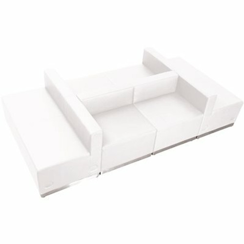 Carnegy Avenue 6-Piece Melrose White Living Room Sets 308535872