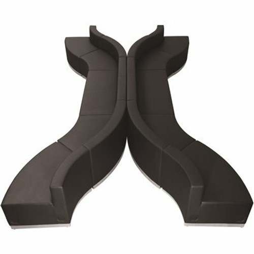 Carnegy Avenue 10-Piece Black Living Room Sets 308535883