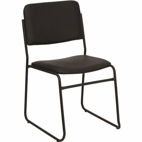 Carnegy Avenue Vinyl Stackable Chair in Brown 308675955