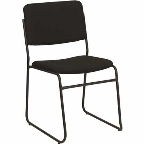 Carnegy Avenue Fabric Stackable Chair in Black 308675956