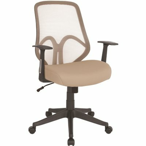 Carnegy Avenue Light Brown Mesh Office/Desk Chair