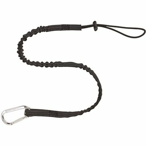 Ergodyne 10 lbs. Black Extended Single Carabiner Tool Lanyard