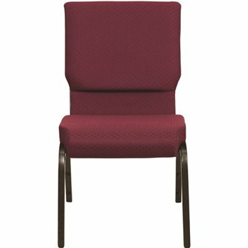 Carnegy Avenue Fabric Stackable Chair in Burgundy 309242943