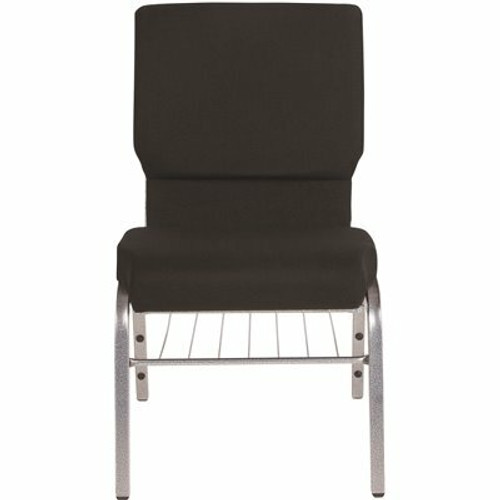 Carnegy Avenue Fabric Stackable Church Chair in Black 309242945