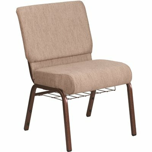 Carnegy Avenue Fabric Stackable Church Chair in Beige 309321235