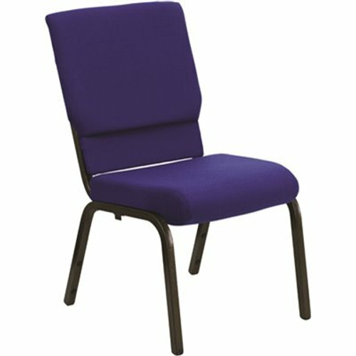 Carnegy Avenue Fabric Stackable Chair in Navy Blue 309321307