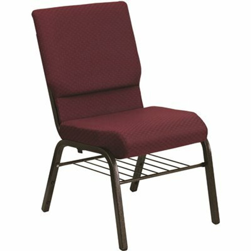 Carnegy Avenue Fabric Stackable Chair in Burgundy 309321316