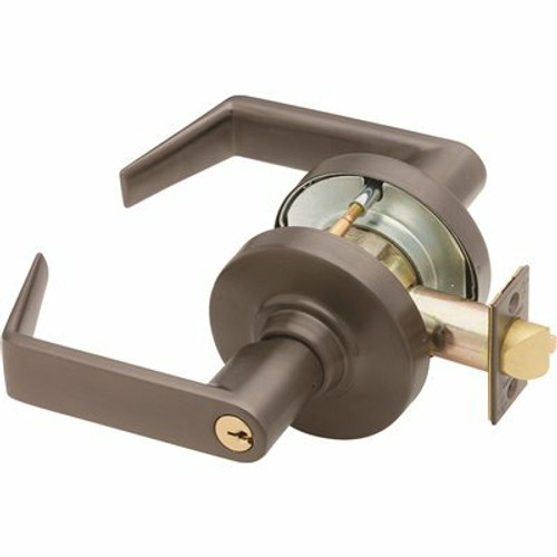 Schlage ND Series Oil Rubbed Bronze Classroom Function Door Lever 309616795