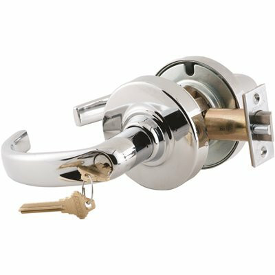 Schlage ND Series Bright Chrome Entrance Function Door Lever 309622348